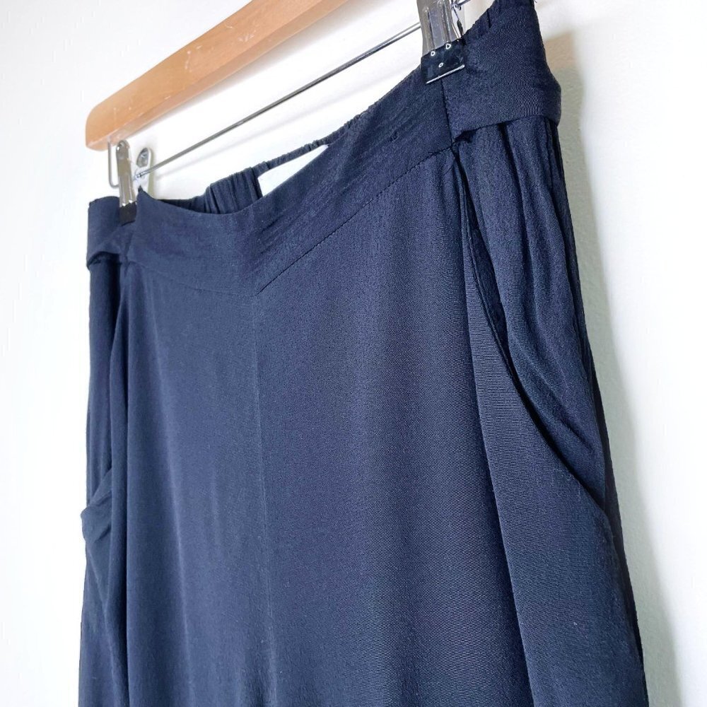 wilfred faun high rise tie back wide leg pants - size medium​​​​​​​ - Picture 7 of 7
